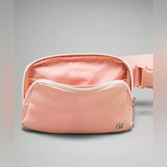 lululemon athletica Handbags - Lululemon💎NWT💎Everywhere Belt Bag 1L🪩RARE COLOR🪩Melon Sorbet (coral white)🪩